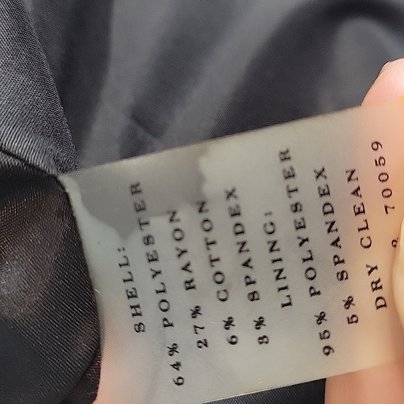 Ann Taylor gray ponte  double breasted blazer - Picture 3 of 7